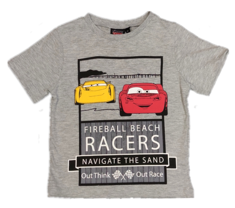Cars T-Shirt Grau "Fireball Beach Racers"